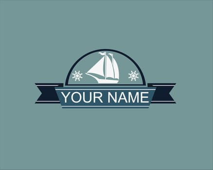 cruise ship simple design vector