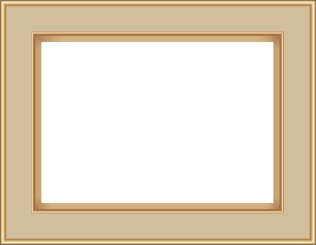 Picture Frame Isolate on White background ,Vector EPS10 illustration vector