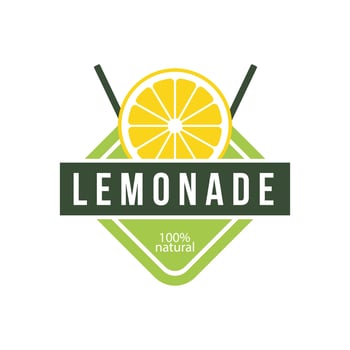 vector wallpaper design lemon fruit plant logo with vitamin c, yellow, in the garden and market
