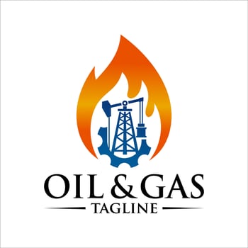 Oil and Gas Industry Logo Template vector