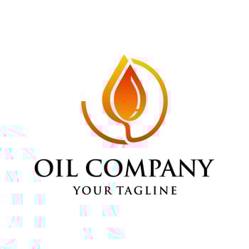 Oil and Gas Industry Logo Template vector