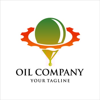 Oil and Gas Industry Logo Template vector
