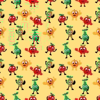 cute seamless pattern design vector