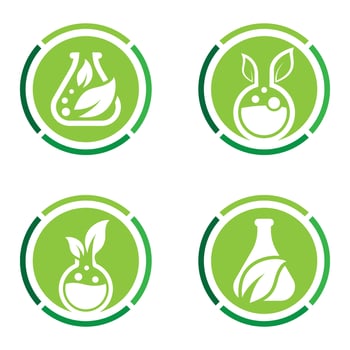 Natural medicine logo images illustration vector