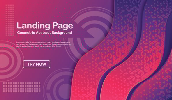 Minimal geometric triangle halftone background. new design dynamic shapes composition gradient colors vector