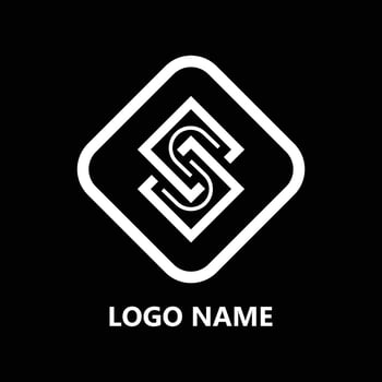 letter S company logo illustration design vector