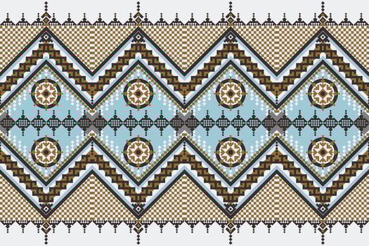 Geometric ethnic oriental pattern traditional Design for background,carpet,wallpaper,clothing,wrapping,Batik,fabric,embroidery style. vector