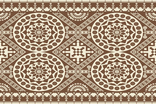 oriental ethnic seamless pattern traditional background design for carpet, wallpaper, garment, wrap, batik, cloth, embroidery pattern vector. vector