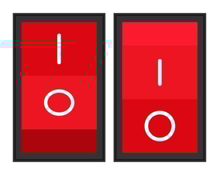 Switch. Vector illustration.