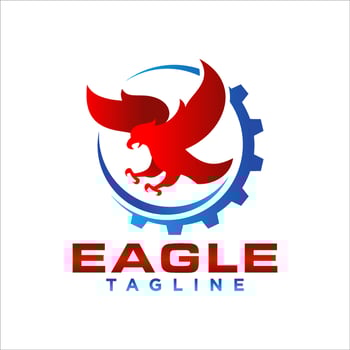 Eagle Bird Logo design Vector Template