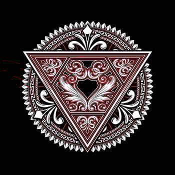 Floral Ornament for T-shirt Design vector