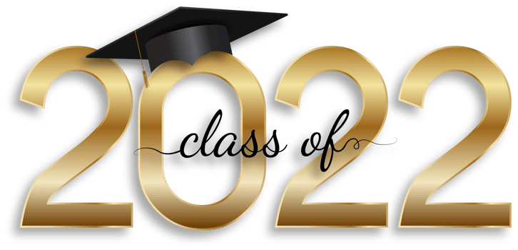 Graduation class of 2022 greeting background. png