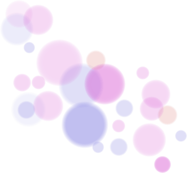Colorful transparent bokeh lights png
