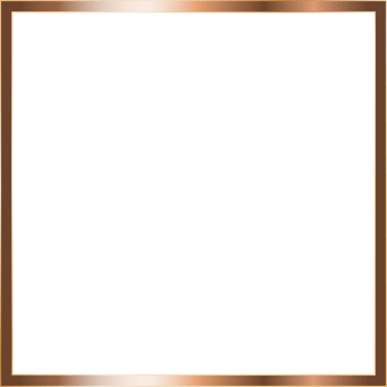 square gold frame square png