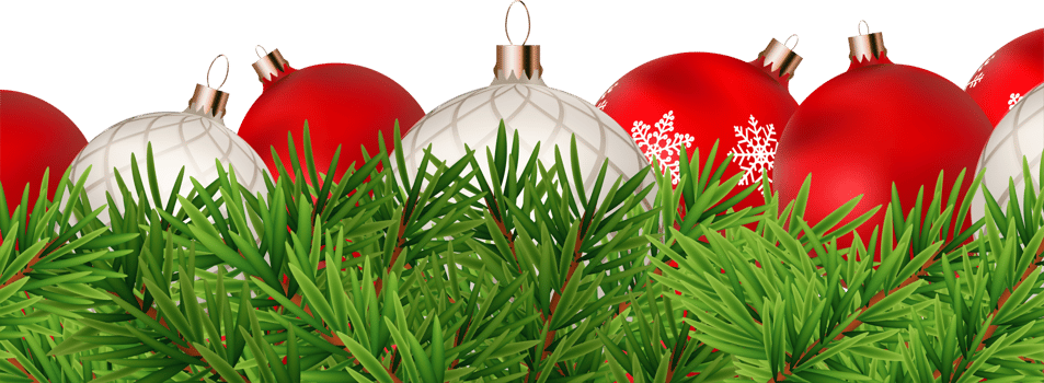 leg garland of fir branches and toys png