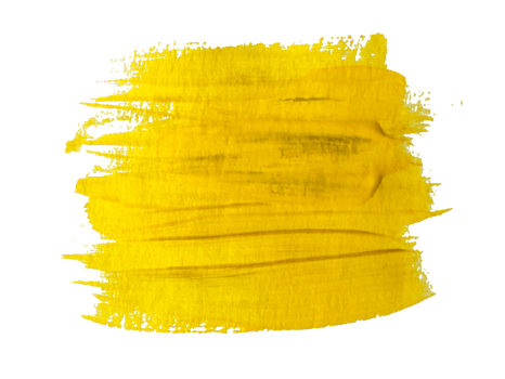 Yellow Brush Stroke cut out png