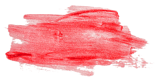 Red Brush Stroke cut out png