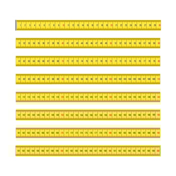 Measuring tape in centimeters. vector