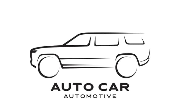 Car Logo Abstract Lines Vector. Vector illustration