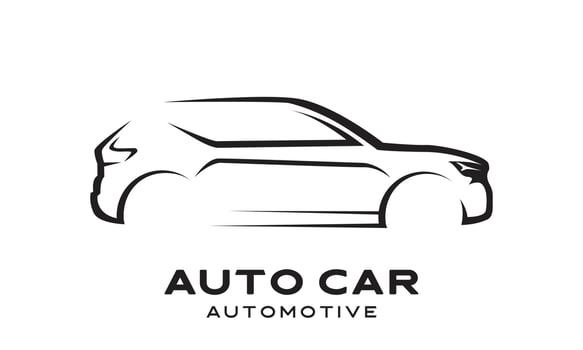 Car Logo Abstract Lines Vector. Vector illustration