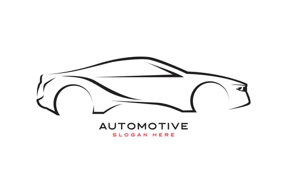 Car Logo Abstract Lines Vector. Vector illustration