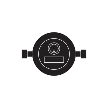 water meter vector for website symbol icon presentation