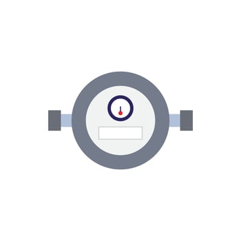 water meter vector for website symbol icon presentation