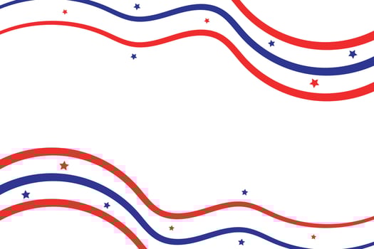 beautiful american flag background design vector