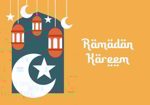 Ramadan Kareem. Islamic greeting card template with ramadan for wallpaper design. Poster, media banner. A set of vector illustrations. Ramadan collection vector.