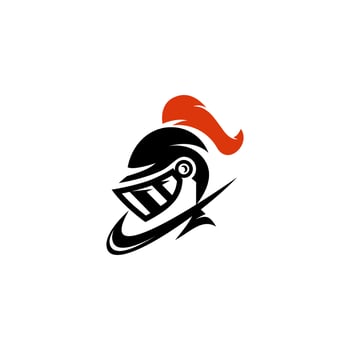 Knights Badge Logo Design Vector template