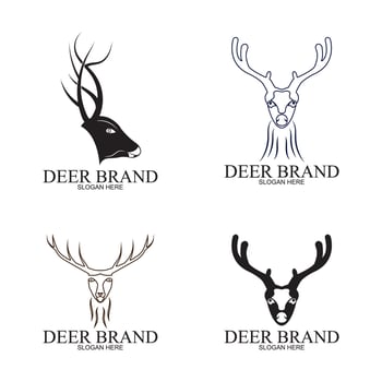 Deer vector icon illustration design
