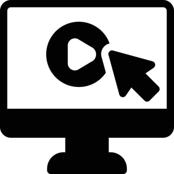 video click vector illustration on a background.Premium quality symbols.vector icons for concept and graphic design.