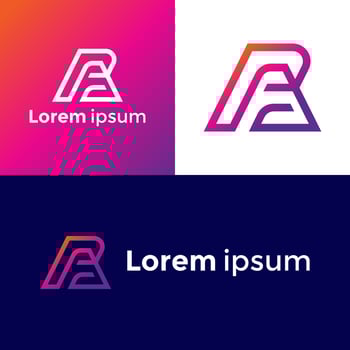 letter AP or PA logo unique icon creative modern design. A and P initial based good looking font monogram. vector