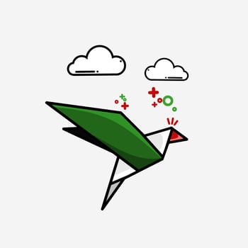 illustration vector of dove bird flat icon,palestine campaign.