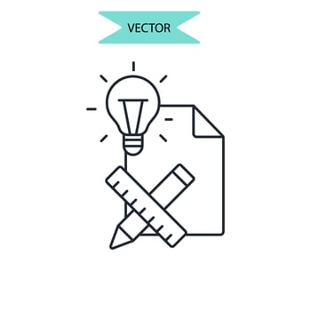 Education icons  symbol vector elements for infographic web