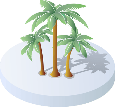 Winter snowy Christmas  icon nature trees forest landscape. Isometric tree design icon png