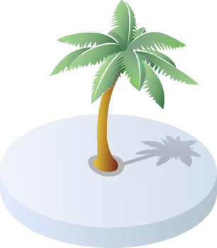 Winter snowy Christmas  icon nature trees forest landscape. Isometric tree design icon. png