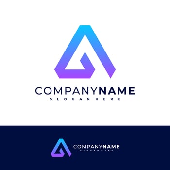 Letter A G logo design vector, Creative A G logo concepts template illustration. vector