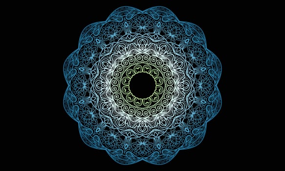 Abstract background. Luxury ornamental mandala design. vector