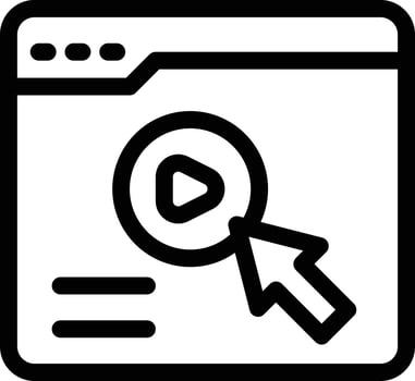 video click vector illustration on a background.Premium quality symbols.vector icons for concept and graphic design.