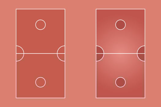 Takraw court flat design, Sport field graphic illustration, Vector of takraw court and layout.