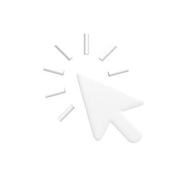 Loading cursor 3d icon model cartoon style concept. render illustration png