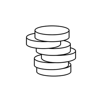 Money, Cash, Wealth, Payment Thin Line Icon Vector Illustration Logo Template. Suitable For Many Purposes.