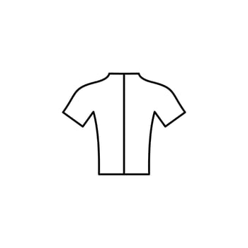 Shirt, Fashion, Polo, Clothes Thin Line Icon Vector Illustration Logo Template. Suitable For Many Purposes.