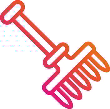 Rake Vector Icon