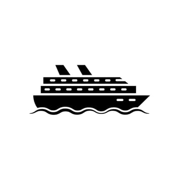 Illustration Vector Graphic of Ship Icon