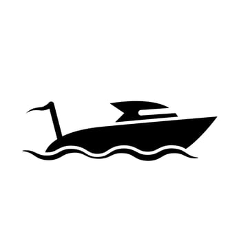 Illustration Vector Graphic of Yacht Icon