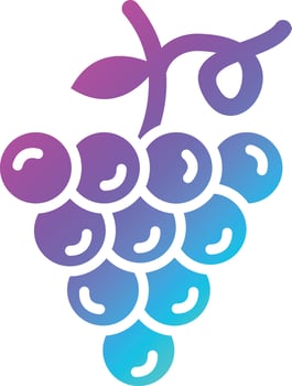 Grapes Vector Icon