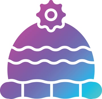 Winter hat Vector Icon