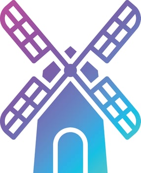 Mill Vector Icon
